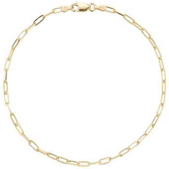 Sunkissed Sterling Sterling Silver Paper Clip Bracelet