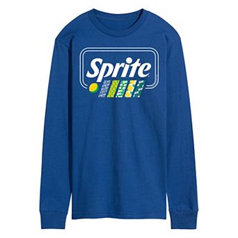 Men's Sprite Pattern Stripes Long Sleeve Graphic Tee