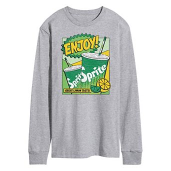 Men's Sprite Pop Art Long Sleeve Graphic Tee
