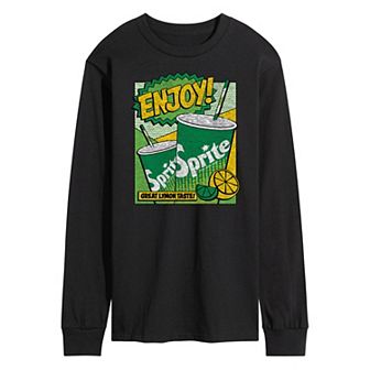 Men's Sprite Pop Art Long Sleeve Graphic Tee