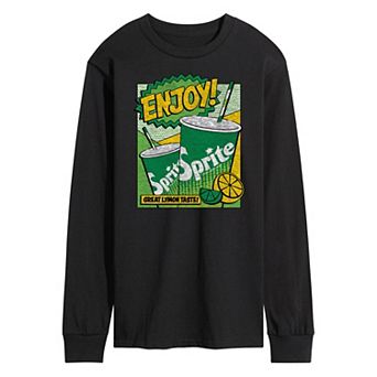 Men's Sprite Pop Art Long Sleeve Graphic Tee