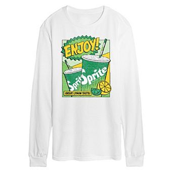 Men's Sprite Pop Art Long Sleeve Graphic Tee