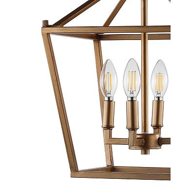 Pagodabulb Lantern Metal Led Pendant