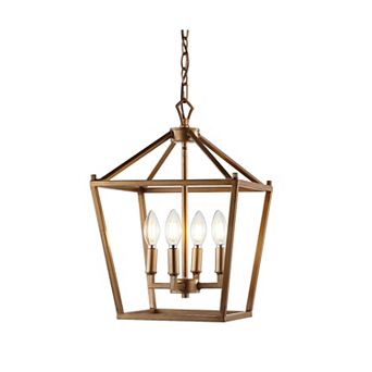 Pagodabulb Lantern Metal Led Pendant