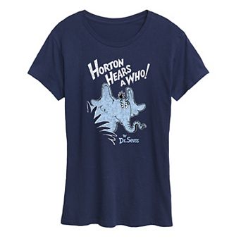 Women's Dr. Seuss Horton Distressed Graphic Tee