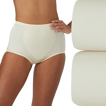 Bali 2-Pack Firm Control Tummy Panel Shaping Brief Panty X710