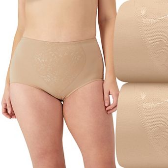 Bali 2-Pack Firm Control Tummy Panel Shaping Brief Panty X710