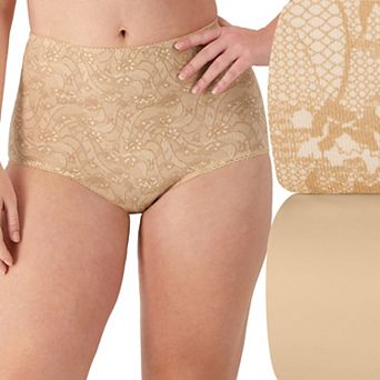 Bali 2-pack Cotton Stretch Light Control Shaping Brief Panty X037