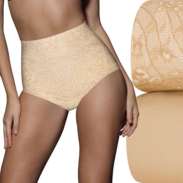 Women's Light Tummy-Control Cotton 2-Pack Brief Underwear X037