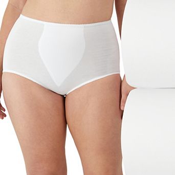 Bali 2-pack Cotton Stretch Light Control Shaping Brief Panty X037