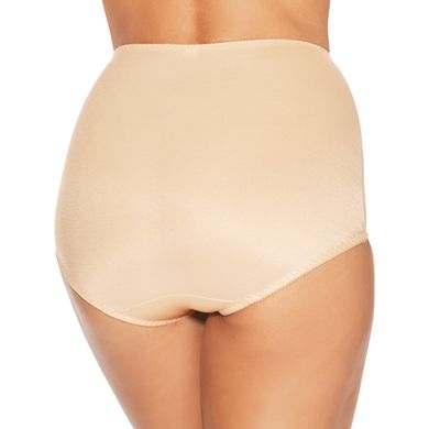Bali 2-pack Double Support Light Control Shaping Brief Panty with Lace X372