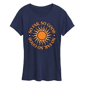 Women's So Far So Good Sunshine Graphic Tee