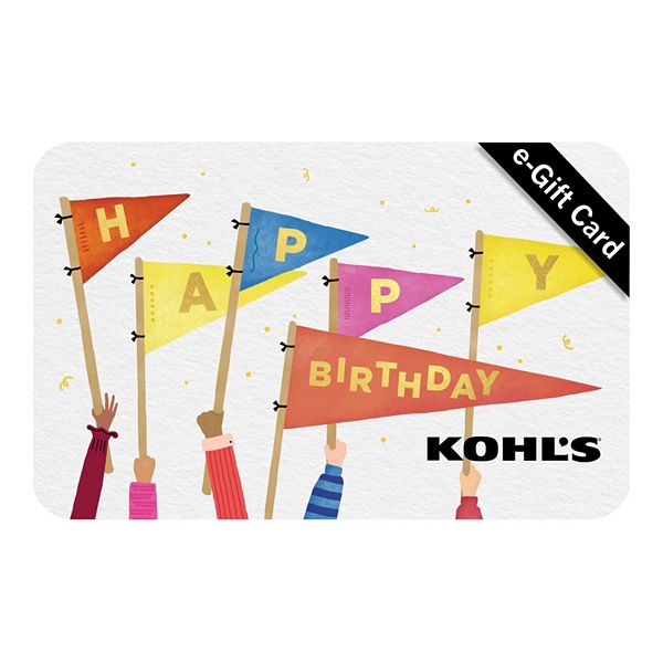 Happy Birthday Flags EGift Card