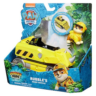 PAW Patrol Jungle Pups Rubble Rhino Vehicle