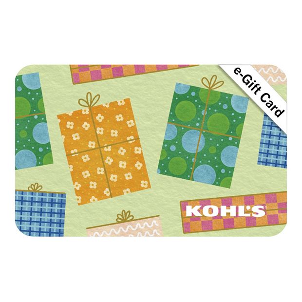 Kohl's e gift card discount