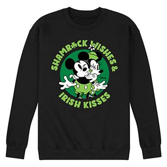 Disney's Mickey & Minnie Mouse Shamrock Wishes Fleece Sweatshirt