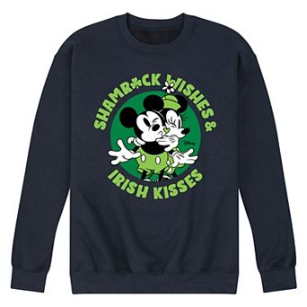 Disney's Mickey & Minnie Mouse Shamrock Wishes Fleece Sweatshirt