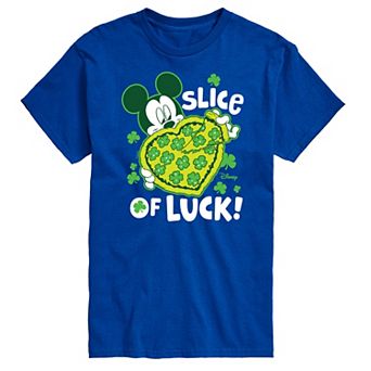 Disney's Mickey Mouse Men's Slice Of Luck Graphic Tee