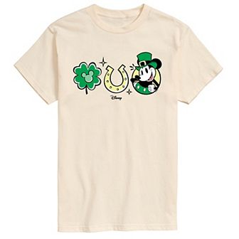 Disney's Mickey Mouse Men's St Patrick's Icons Graphic Tee