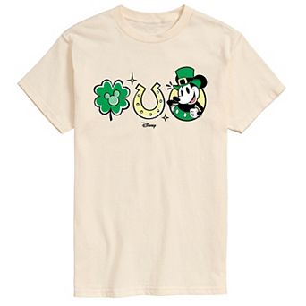 Disney's Mickey Mouse Men's St Patrick's Icons Graphic Tee