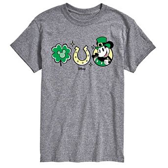Disney's Mickey Mouse Men's St Patrick's Icons Graphic Tee