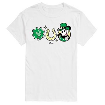 Disney's Mickey Mouse Men's St Patrick's Icons Graphic Tee