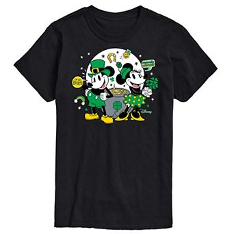 Disney's Mickey & Minnie Mouse Men's Pot Of Gold Graphic Tee