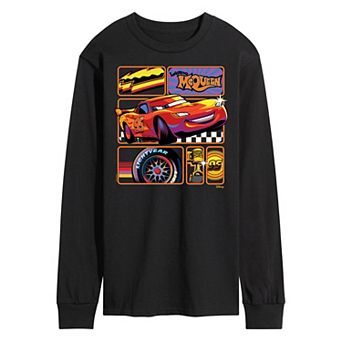 Disney / Pixar's Cars Men's Lightning McQueen Long Sleeve Graphic Tee