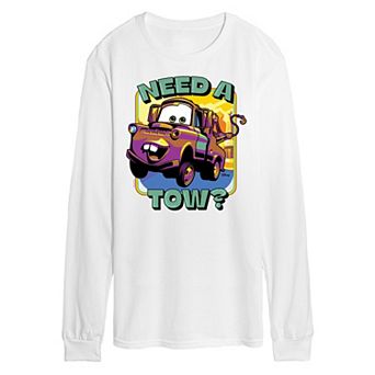 Disney / Pixar's Cars Tow Mater Men's Need A Tow Long Sleeve Graphic Tee