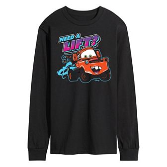 Disney / Pixar's Cars Tow Mater Men's Need A Lift Long Sleeve Graphic Tee