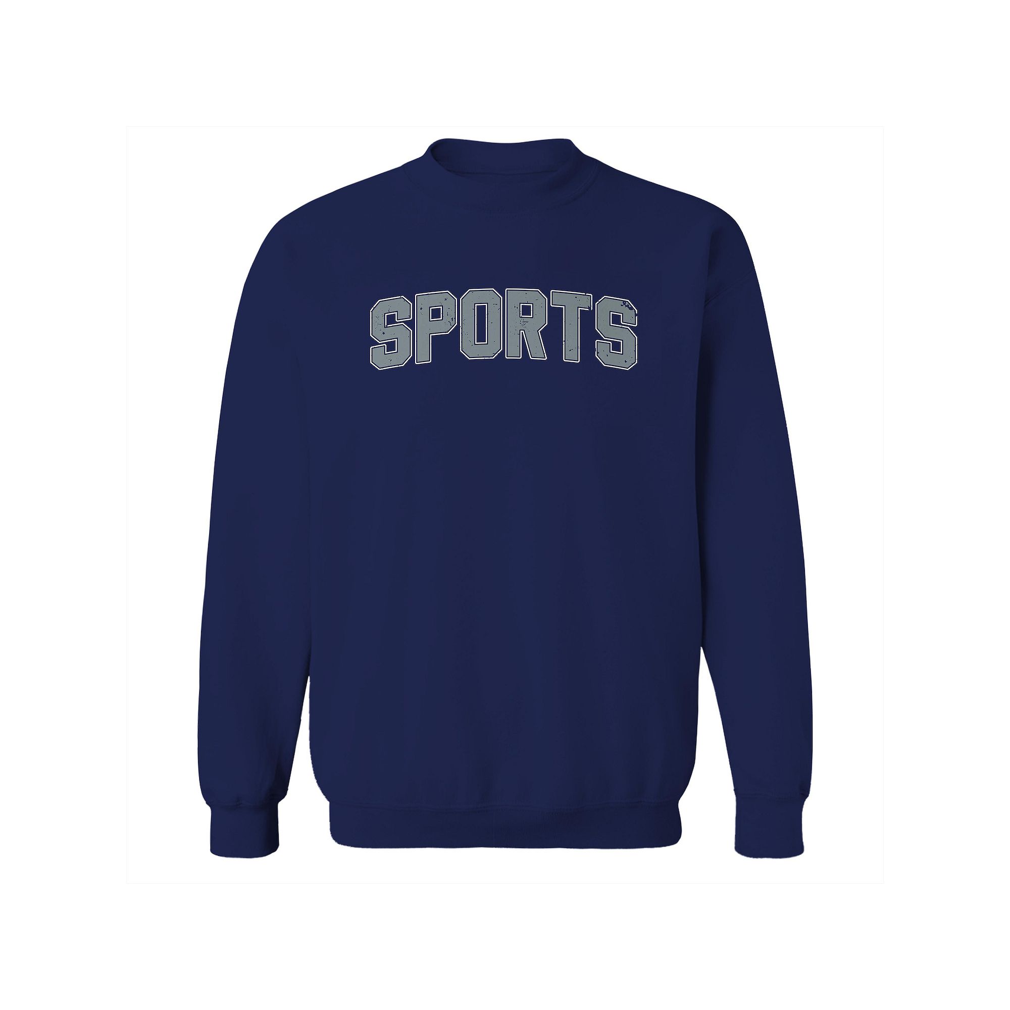 Mens Duke & Sons Sports Graphic Sweatshirt, Size: Small, Navy Gray