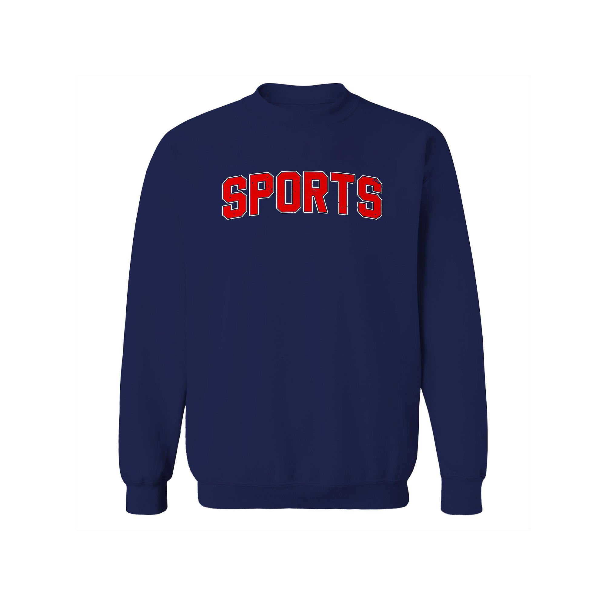 Mens Duke & Sons Sports Graphic Sweatshirt, Size: Small, Blue Red