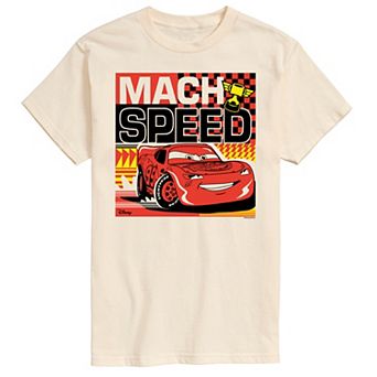Disney / Pixar's Cars Lightening McQueen Men's Mach Speed Light Graphic Tee