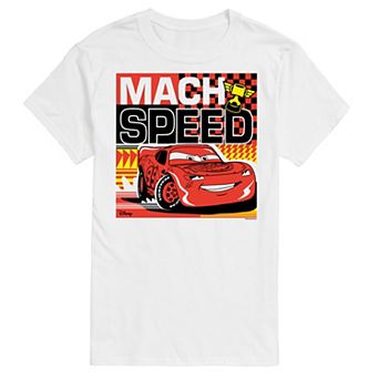 Disney / Pixar's Cars Lightening McQueen Men's Mach Speed Light Graphic Tee