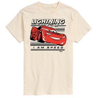 Disney / Pixar's Cars Lightening McQueen Men's I Am Speed Graphic Tee