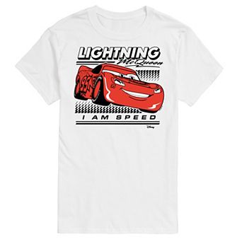 Disney / Pixar's Cars Lightening McQueen Men's I Am Speed Graphic Tee