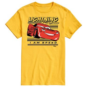 Disney / Pixar's Cars Lightening McQueen Men's I Am Speed Graphic Tee