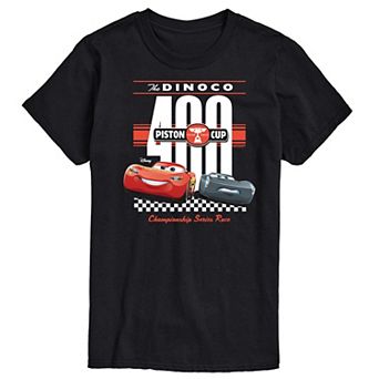 Disney / Pixar's Cars Lightening McQueen & Storm Men's Dinoco 400 Graphic Tee