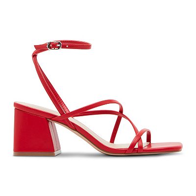 madden girl Jazzy Strappy Block Heel Women s Sandals