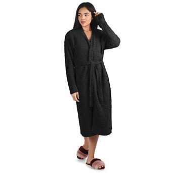 Women's Warm Cozy Knit Long Lounge Robe