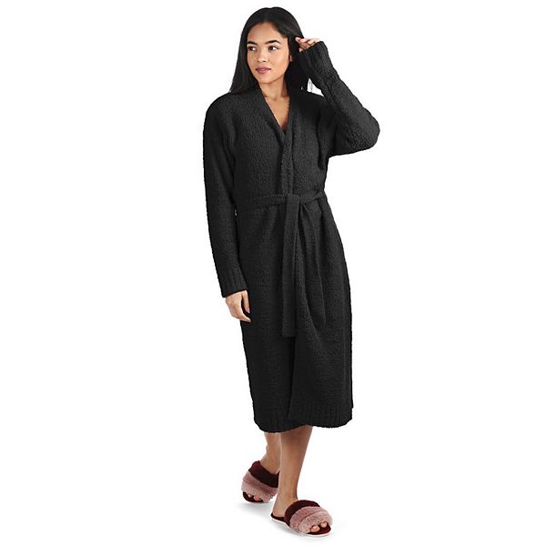 Women's Warm Cozy Knit Long Lounge Robe