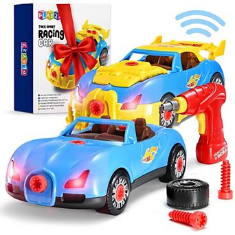 Take Apart Racing Car Toys - Build Your Own Car with 30 pc Constructions Set
