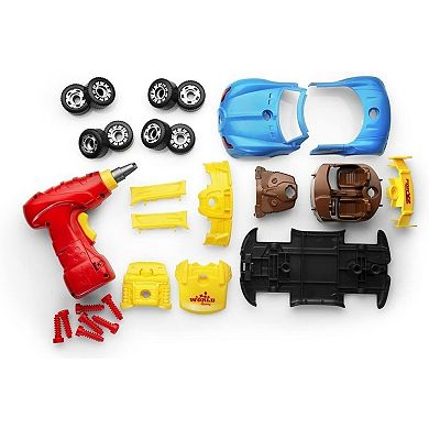 Take Apart Racing Car Toys - Build Your Own Car with 30 Piece Constructions Set