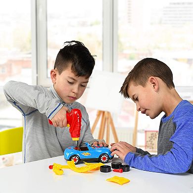 Take Apart Racing Car Toys - Build Your Own Car with 30 Piece Constructions Set