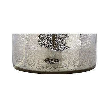 Emilia Trellis Pattern Glass Led Table Lamp