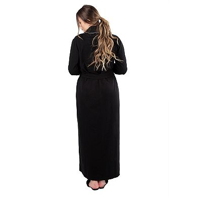 Women's Cotton Blend Heavy Quilted Full-Length Robe