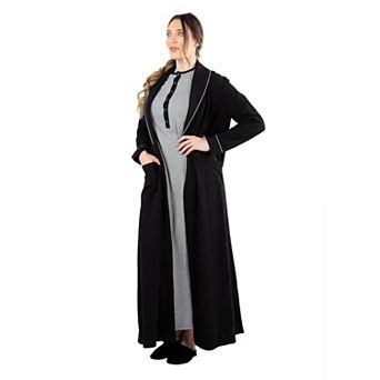 Women's Cotton Blend Heavy Quilted Full-Length Robe