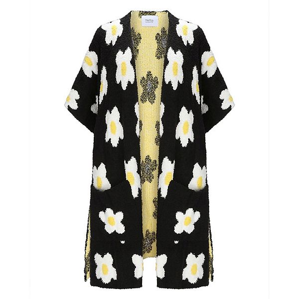 Women's Daisy Cozy Knit Wearable Throw Robe