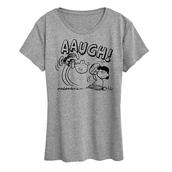 Women's Peanuts Charlie Brown Football Graphic Tee
