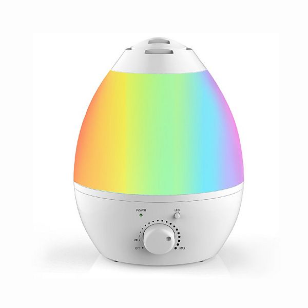 Bell & Howell One Gallon Ultrasonic Color Changing Cool Mist Diffuser & Humidifier - White